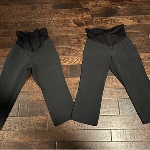 Maternity pants capris 1X